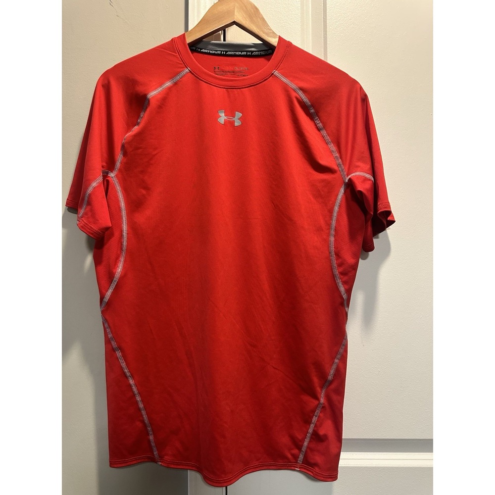 Under Armour Men's NWT Red Compression Tee XL